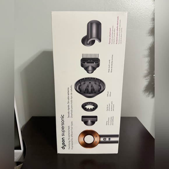 DYSON SUPERSONIC HAIR DRYER NICKEL/COPPER NWT - Picture 3 of 5